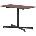 センターテーブル/ローテーブル 【ブラウン 幅80cm】 脚部アジャスター付き 『ウチカフェテーブル トラヴィ』