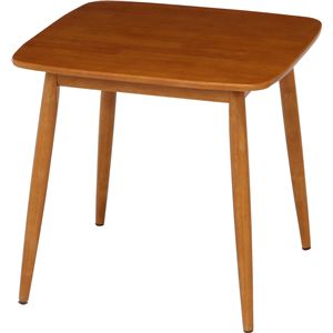 ダイニングテーブル/リビングテーブル 単品 【ブラウン】 幅75cm 木製 『クラム』 商品画像