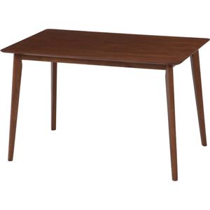 ダイニングテーブル/リビングテーブル 【ダークブラウン】 幅120cm 木目調 『ジャーナル』