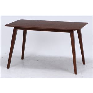 ダイニングテーブル/リビングテーブル 単品 【ダークブラウン】 幅120cm 木目調 『ビアンカ』