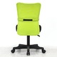 デスクチェア(椅子)/メッシュバックチェアー 【ハンター】 ガス圧昇降機能/キャスター付き グリーン（緑） - 縮小画像4