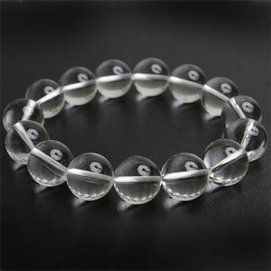 特大14mm水晶ブレスレットAAA /Sサイズ　★専用ポーチ付