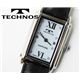TECHNOS（テクノス） レディース レザー 腕時計 T220006（C） 文字盤ホワイト ベルト茶 - 縮小画像2