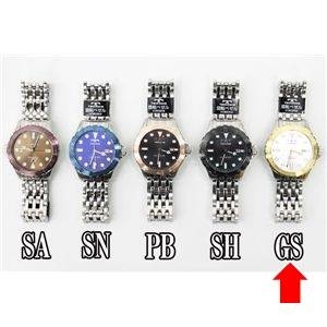 TECHNOS（テクノス） メンズ 腕時計 T5131 GS ベゼルゴールド - 拡大画像