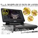 7インチポータブルDVDプレイヤー CPRM対応 PDV-710 ブラック
