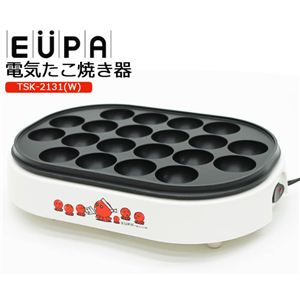 EUPA（ユーパ） 電気たこ焼き器 TSK-2131（W） ZAKKAMAN - 生活雑貨の