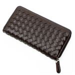 メッシュ長財布 合成皮革（PU） コーヒー