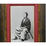 肥前有田焼 坂本龍馬 磁器陶額(座り姿)