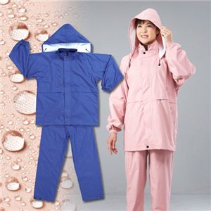サプレックス レインスーツ ピンク M～L(418527)