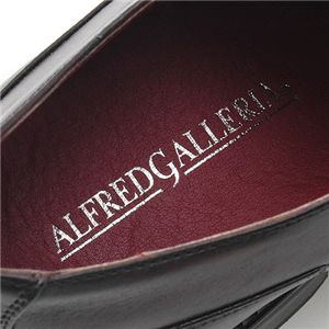 ALFRED GALLERIA ロングノーススクエアトゥドレスシューズ AG1048　（ダブルモンクストラップ）ダークブラウン 40　(25.0ｃｍ）