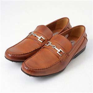 CHRISTIAN ANDREWS（クリスチャン アンドリュース） ドライビングシューズ CA4328 ビット ブラウン 40(25.0cm) - 拡大画像