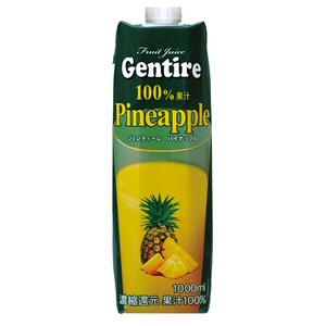 Gentire（ジェンティーレ） パイナップルジュース 1L×6本　