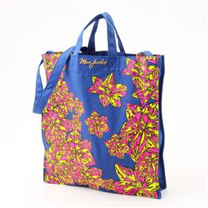 MARC BY MARC JACOBS(マークバイマークジェイコブス) ダブルハンドル トートバッグ Flower Tote Blue/Magenta(117656) - 拡大画像