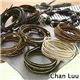 CHAN LUU（チャンルー） ラップブレスレット 【J】Silver×Black
