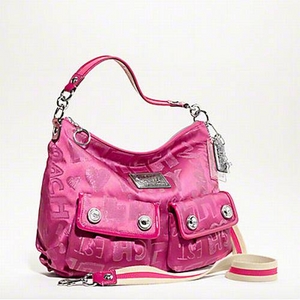 COACH�i�R�[�`�j �|�s�[ �X�g�[���[�p�b�` �X�E�B���O 2WAY�V�����_�[�o�b�O 15304SV/HP