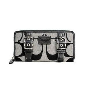 COACH�i�R�[�`�j �V�O�l�`���[�o�b�N���W�b�v���E���h�t�@�X�i�[ �����z F43393 SBWBK