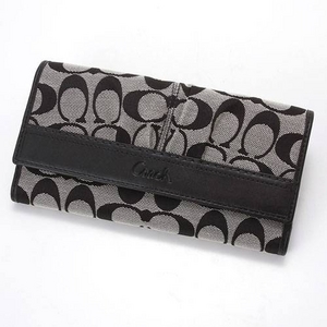 COACH�i�R�[�`�j �\�[�z�[�u���[�e�b�h�V�O�l�`���[�`�F�b�N�u�b�N�t���O�܂� �����z F42819 SBWBK