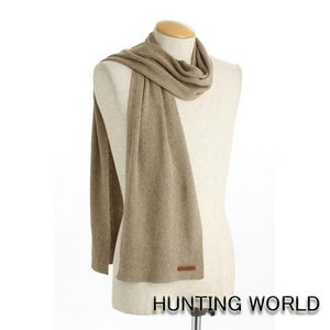 HUNTING WORLD（ハンティングワールド）／カシミア混マフラー／063300（ベージュ）