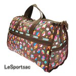 Lesportsac（レスポートサック）／ LARGE WEEKENDER （ラージウィークエンダー]）HOOT （フート）／7185　ボストンバッグ・旅行カバン