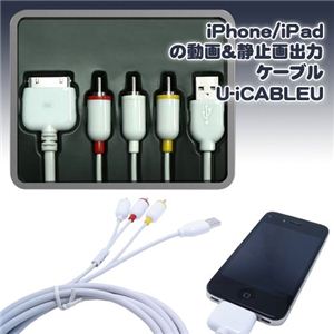 CAPLING（キャプリング） iPhone/iPadの動画＆静止画出力ケーブル U-iCABLEU