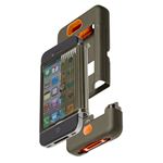 米国軍用規格 iPhone4/4Sケース TANK CM016802 ミリタリーグリーン×オレンジ