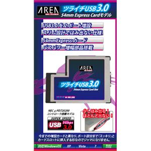 AREA（エアリア） ツライチUSB3.0 54mmExpress版 SD-EP54U32-W1