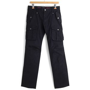 ツイルカーゴパンツ ブラックMサイズ - 拡大画像