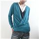 カシュクールカットソーNEW グリーン Lサイズ - 縮小画像1