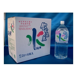 鹿児島天然アルカリイオン温泉水「天水翔」 2L×6 - 拡大画像