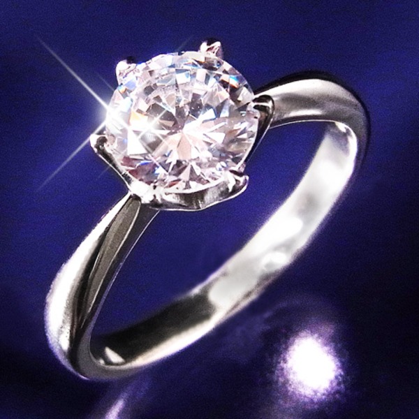 1.5ct キュービックジルコニアリング 9号f00
