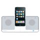 Princeton iPhone/iPod対応コンパクトスピーカー「i-Swing」 ホワイト - 縮小画像3