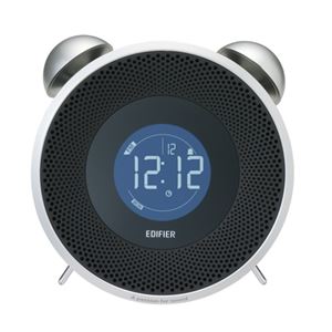 EDIFIER FMラジオ搭載目覚まし機能付Bluetooth対応スピーカー TickTock Bluetooth ホワイト MF240BT-WH