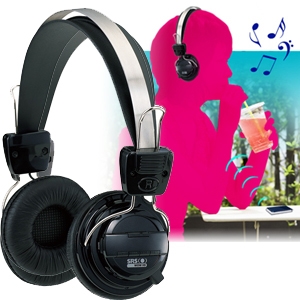 �y8��30���܂Ŋ��Ԍ�������zBluetooth version2.1�Ή� �X�e���I�Đ����C�����X�w�b�h�t�H�� �u���b�N