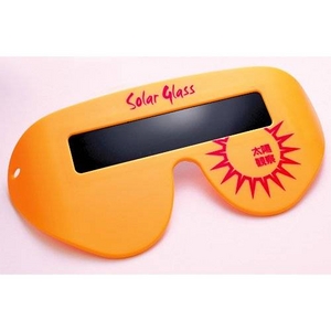 太陽観察専用グラス 「Solar Glass」（ソーラーグラス）オレンジ - 拡大画像
