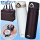 サーモス 真空断熱ケータイマグ(JMY-500)+保冷ショッピングバッグ(RCY-022)セット チョコ - 縮小画像1