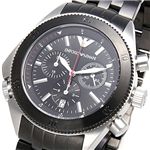 EMPORIO ARMANI(エンポリオ・アルマーニ) クロノグラフ AR0547/ブラック