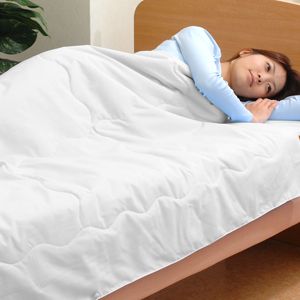 アウトラスト(R)使用 快眠ひんやりクールケット シングル ホワイト - 拡大画像