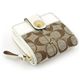 COACH(������) �����ͥ��㡼���ȥ饤�ץ���åɥߥǥ����ॸ�åץӥ�ե����� ���ۥۥ磻�� 41200