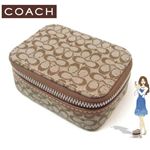 COACH(コーチ) ミニ シグネチャー ピルケース ブラウン 60157-SKHTF