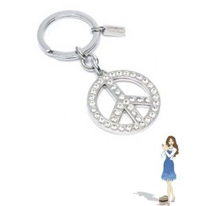 COACH(コーチ) ペーブ・ピース・サインキーフォブ 92044SVSV - 拡大画像