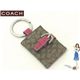 COACH（コーチ） キーホルダー シグネチャー ピクチャー フレーム キーフォブ ピンク S7327 - 縮小画像1