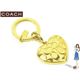 COACH（コーチ） キーホルダー シグネチャー ハート ロケット ゴールド キーフォブ 92304 - 縮小画像1