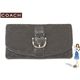 COACH（コーチ） ソーホー シグネチャー チェックブック ３つ折り長財布 ブラウン 42060 - 縮小画像1