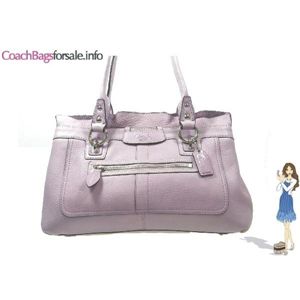 COACH(コーチ) ペネロピ レザー ショッパー パープル 13164 - 拡大画像