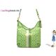 COACH(コーチ) ヘリテージ ストライプ コンバーチブル ホーボー ショルダー バッグ グリーン 13193 - 縮小画像1