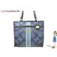 COACH(コーチ) ヘリテージ ストライプ デニム トート 12494 - 縮小画像1