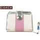 COACH(コーチ) 財布 シグネチャー ストライプ スモール ウォレット ピンク 42248 - 縮小画像1