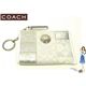 COACH(コーチ) 小銭入れ シグネチャー ストライプ パッチワーク ミニ スキニー シルバー/マルチカラー 42476 - 縮小画像1