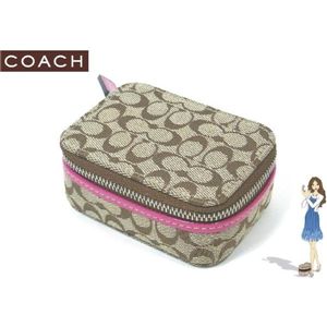 COACH(コーチ) ピルケース シグネチャー ピンク 60353 - 拡大画像