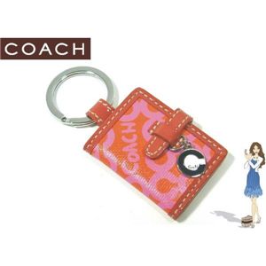 COACH(コーチ) キーフォブ オプ アート プリント ピクチャー フレーム 92438 - 拡大画像